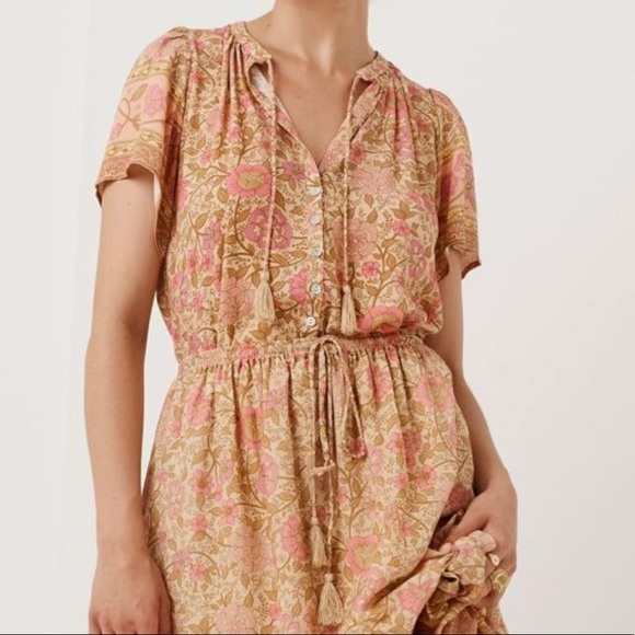 Spell Love Story Short Sleeve Blouse in Peach Blossom - Picture 7 of 15